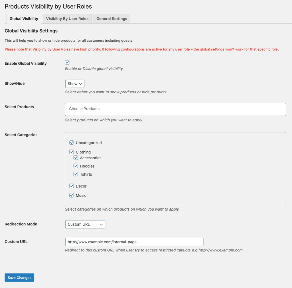 Global Product Visibility