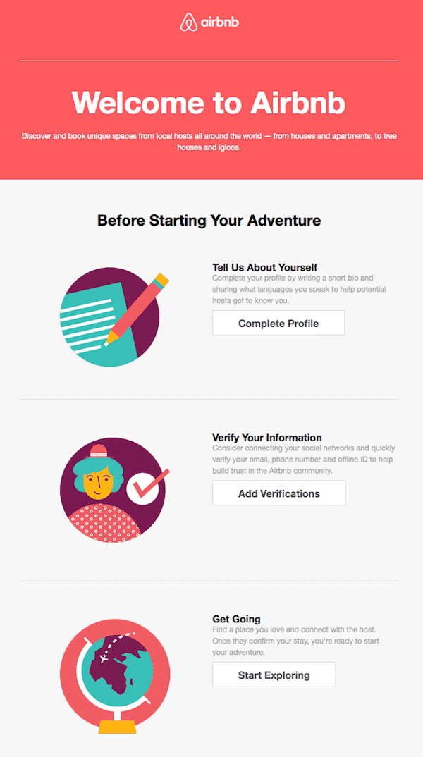 Presenting marketing email