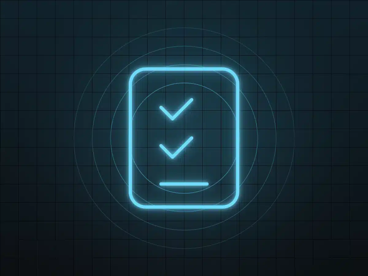 Checklist representing a marketing audit