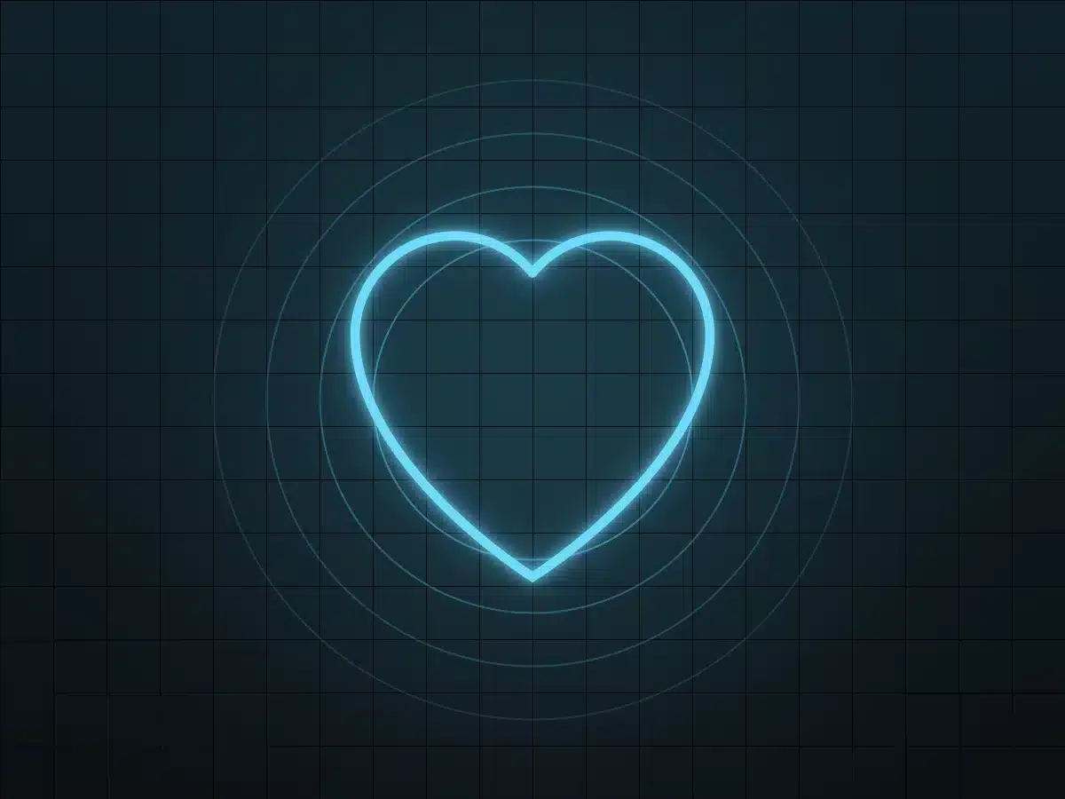 Heart representing a community-led project